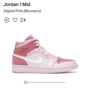 Digital Pink Jordan 1’s Mid